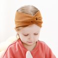 thumbnail image 1 of Solid Color Girls Headband New Turban Twisted Knotted Knitted Elastic Hair Band Hair Accessories Baby Girl Headband Kid HaarbandRed He Qiyong unisex, 1 of 1