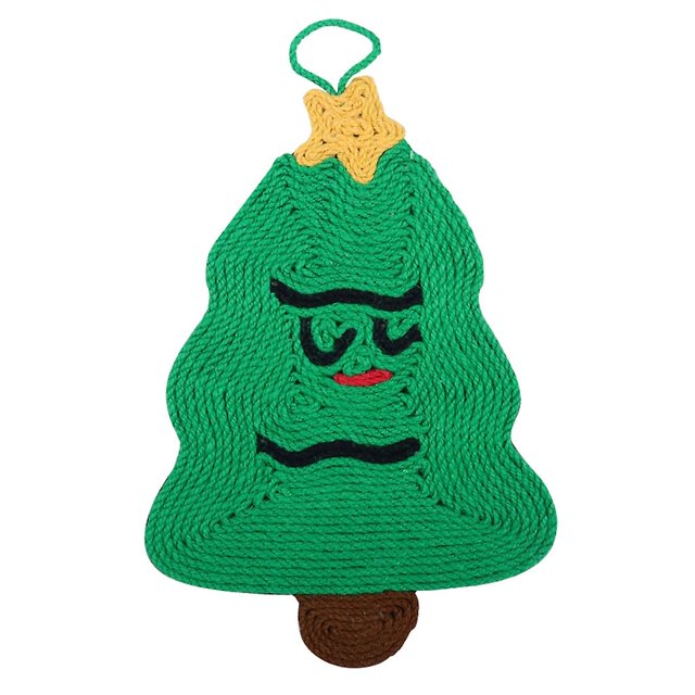 Tablero para rascar para mascotas, tapete para rascar, juguete para gatos, tapete para rascar de Sisal, regalo de Navidad para gatos
