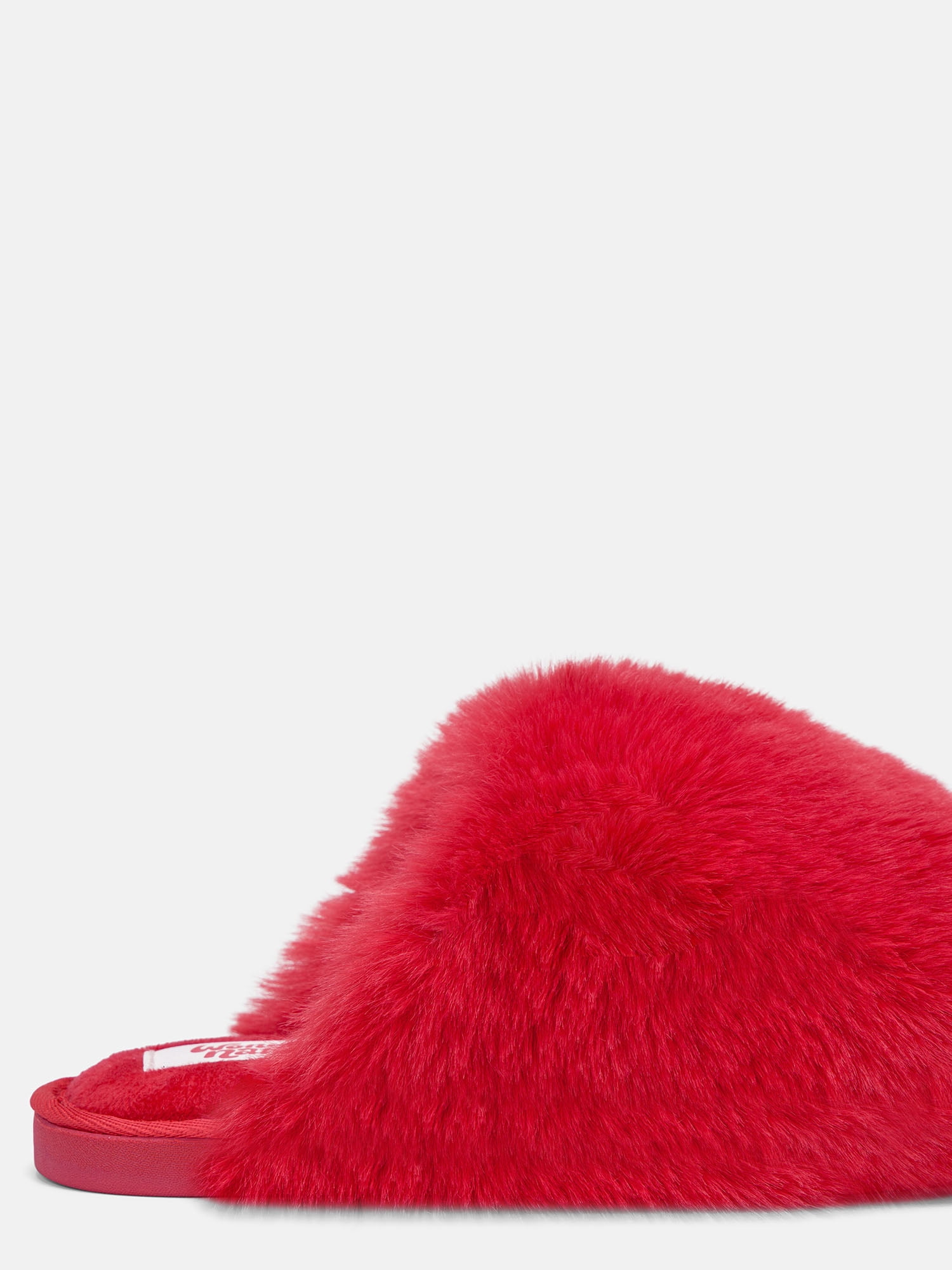 Wonder Nation Toddler, Little & Big Girls Faux Fur Puff Slippers