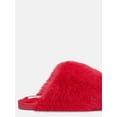 thumbnail image 4 of Wonder Nation Toddler, Little & Big Girls Faux Fur Puff Slippers, 4 of 6