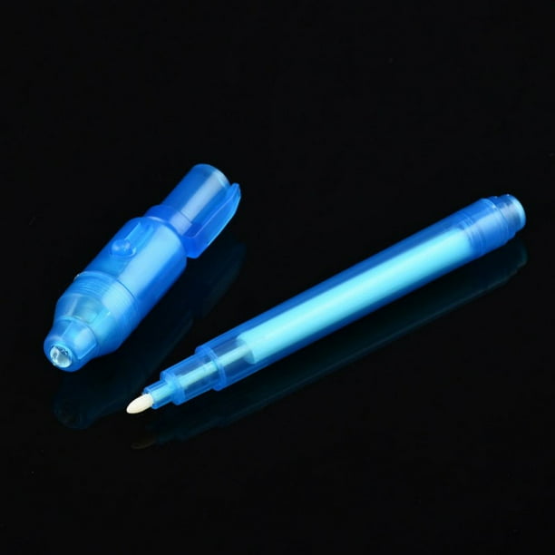 Invisible Ink Spy Pen With Built In UV Light Magic Marker