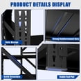 thumbnail image 5 of S-HOME Heavy Duty Metal Adjustable Garage Shelves in Black, 4000LBS Capacity Industrial Storage Rack Unit for Warehouse and Home Organization, 5 of 13