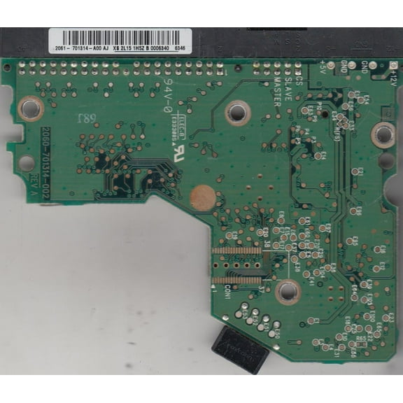 WD3200JB-00KFA0, 2061-701314-A00 AJ, WD IDE 3.5 PCB