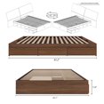 thumbnail image 4 of Nexera Alibi 3 Drawer Storage Bed, Walnut, 4 of 8
