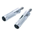thumbnail image 3 of 2 piezas de reposapiés plegables universales para motocicleta, de tablas de piso para pedales para ATV, scooter, motos de , motocicleta (8 Plata shamjiam Reposapiés de reposapiés de motocicleta, 3 of 8