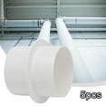 thumbnail image 3 of PVC Check Valve for Bathroom Kitchen Ventilation Round Pipe Backdraft Damper Prevents Reverse Irrigation Backflow Prevention, 3 of 9