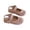 Pink, variant on Girls Flat Style Sandals Breathable Openwork Closed Toe Summer Casual Footwear for Toddler and Slide Lids Girls Wedding Sandals Rose for Girls Rhinestone Thick Heel Sandals Funky Monkey