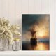 thumbnail image 2 of Qisvanset 12x16 Inch Miniature Pine Tree Canvas Print Wall Art, 2 of 5
