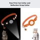 thumbnail image 5 of Paquete de 2 Collares para Gatos, para Collares Air Tag con Hebilla de Seguridad y Campana ExtraíBle para Small Pet Collar Naranja, 5 of 7