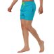 thumbnail image 5 of Pantalones cortos de verano para hombres INSPIRE CHIC, pantalones cortos de playa, forro de malla sólido, cintura con cordón, pantalones cortos de natación 32 azul cielo, 5 of 7