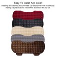 thumbnail image 3 of VONKY Universal Auto Seat Cushion Flexible And Durable For Long Drives Washable Plush Cover Car Easy To Install And Clean Red back row, 3 of 6