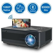 FANGOR Native 1080P Projector,Full HD Movie Projector With 250" Dispaly,Ideal For Home Theater(Support For Business Use)