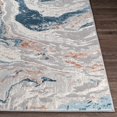 thumbnail image 4 of Hauteloom Tayport Living Room, Bedroom Area Rug - Modern - Blue, Orange, Red - 7'10" x 10'2", 4 of 7