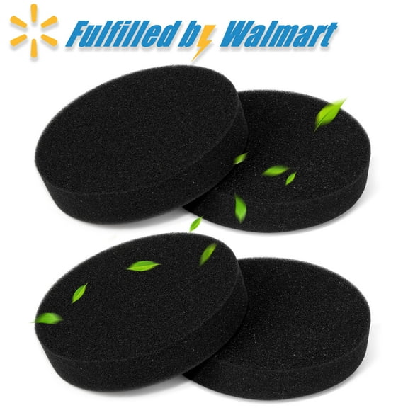 4 Pack 1608225 Replacement Filter for Bissell Cleanview Swivel Rewind 3836 3837 3197A 2252 3536 2254 3534, Powerforce Helix Turbo 1701 1797 2190 2191 Upright Vacuum