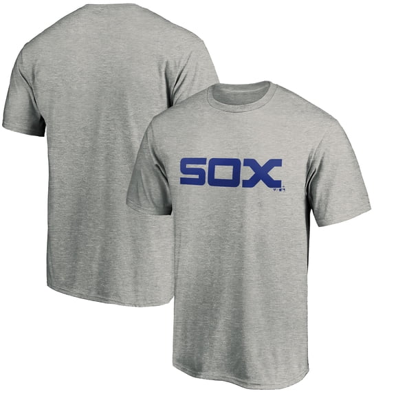 Men's Heather Gray Chicago White Sox Cooperstown Collection Wahconah T-Shirt