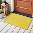 thumbnail image 5 of Yellow Burlap Texture Large Area Rugs for Bedroom Living Room, Soft Non Slip Carpet Bedside Rug, Farmhouse Vintage Yellow Rectangular Floor Cover Kitchen Accent Rug 2'x3' for Dining Room/Office, 5 of 9