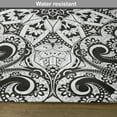 thumbnail image 6 of Ambesonne Mandala Place Mats Set of 4, Lace Like Lotus Flower Form, Standard Size, Black White, 6 of 6