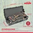 thumbnail image 2 of SKB Cases iSeries Ultimate Waterproof Military Crossbow Arrow Case, Black, 2 of 8