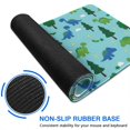 thumbnail image 6 of Long Mouse Pads for Desk,Light Blue Dinosaurs Forest Pattern Desk Mats on Top Of Desks, Desk Mouse Pad Extra Large with 3mm Non-Slip Base and Stitched Edge for Gaming,Office,Work,Home 47.3"x23.6", 6 of 6