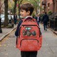 thumbnail image 4 of Aplkyhs Red Tractor 17 Inch Backpack for Age 6-12 Lightweight Water Resistant School Bag for Kids Elementary School Travel, 4 of 7