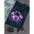 thumbnail image 3 of Neon Crab Shaped T-Shirt Women -Image by Shutterstock, Female x-Large, 3 of 4