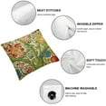 thumbnail image 4 of Throw Pillow Cover Floral William Morris Vintage Artistic Decorative Pillow Case Home Decor Square, 4 of 5