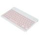 thumbnail image 3 of Teclado inalámbrico de 10 pulgadas, diseño ultrafino y antideslizante, tipo silencioso, teclado portátil rápido para Android IOS/Windows (rosa), 3 of 10