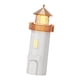 thumbnail image 5 of Lámpara de mesa con forma de faro y altavoz Bluetooth, ideal para la decoración de la habitación de los niños. Blanco, 5 of 9