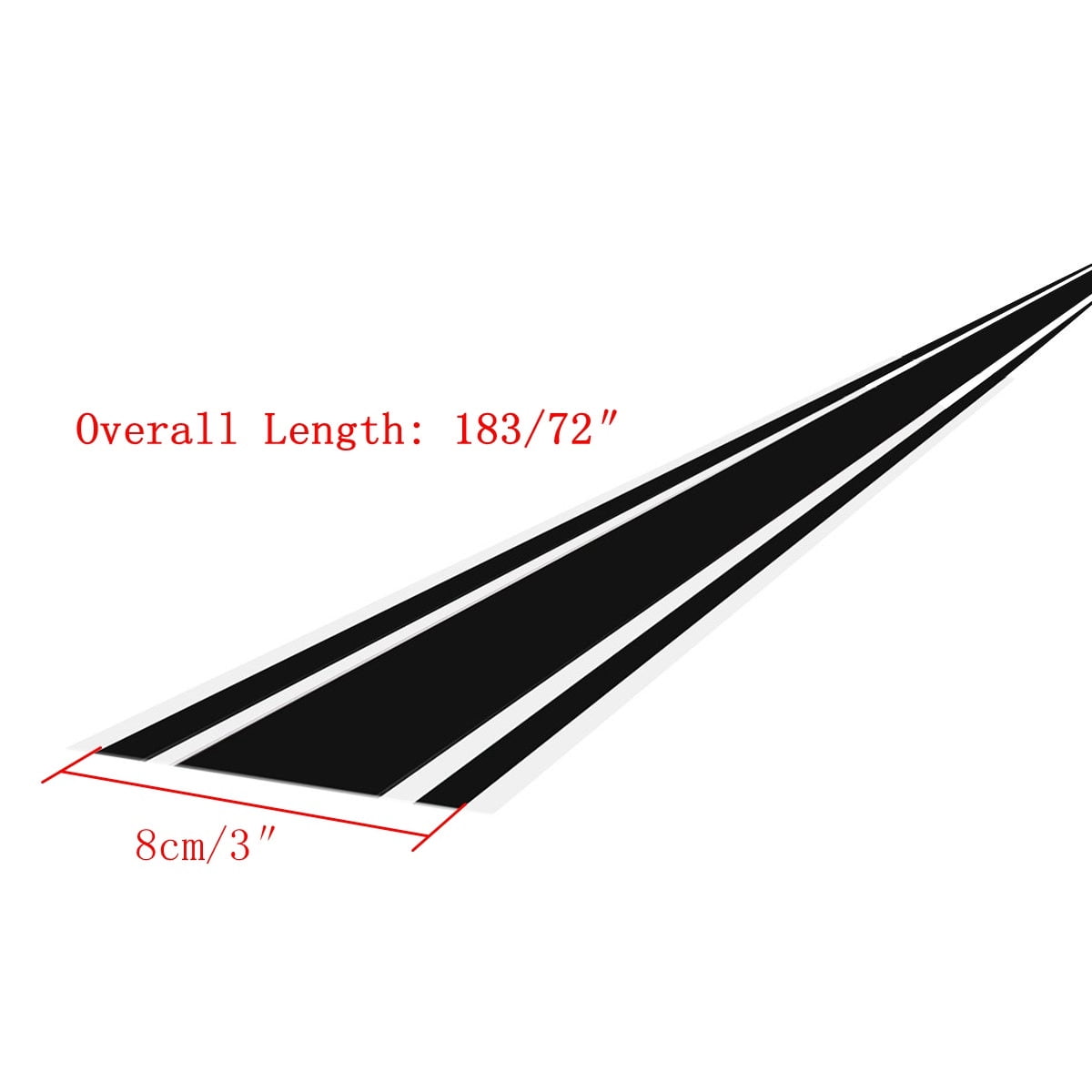Mini Cooper Racing Rally Stripes Vinyl Sticker Decal Logo Vehicle Graphic 6/"x72/"