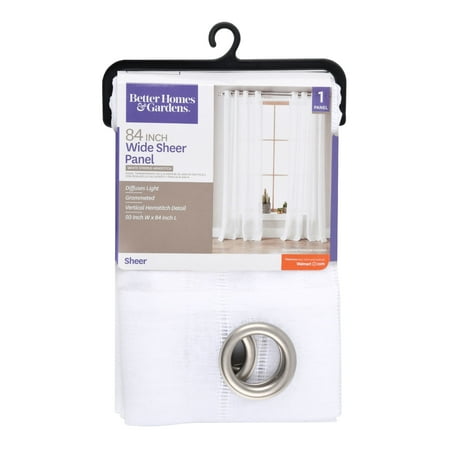 Better Homes Gardens Hemstitch Curtain Single Grommet Panel