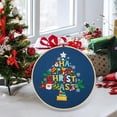 thumbnail image 1 of Elodie Christmas Embroidery Kit for Adults Artwork Portable DIY Hand Embroidery Set Christmas Tree, 1 of 8