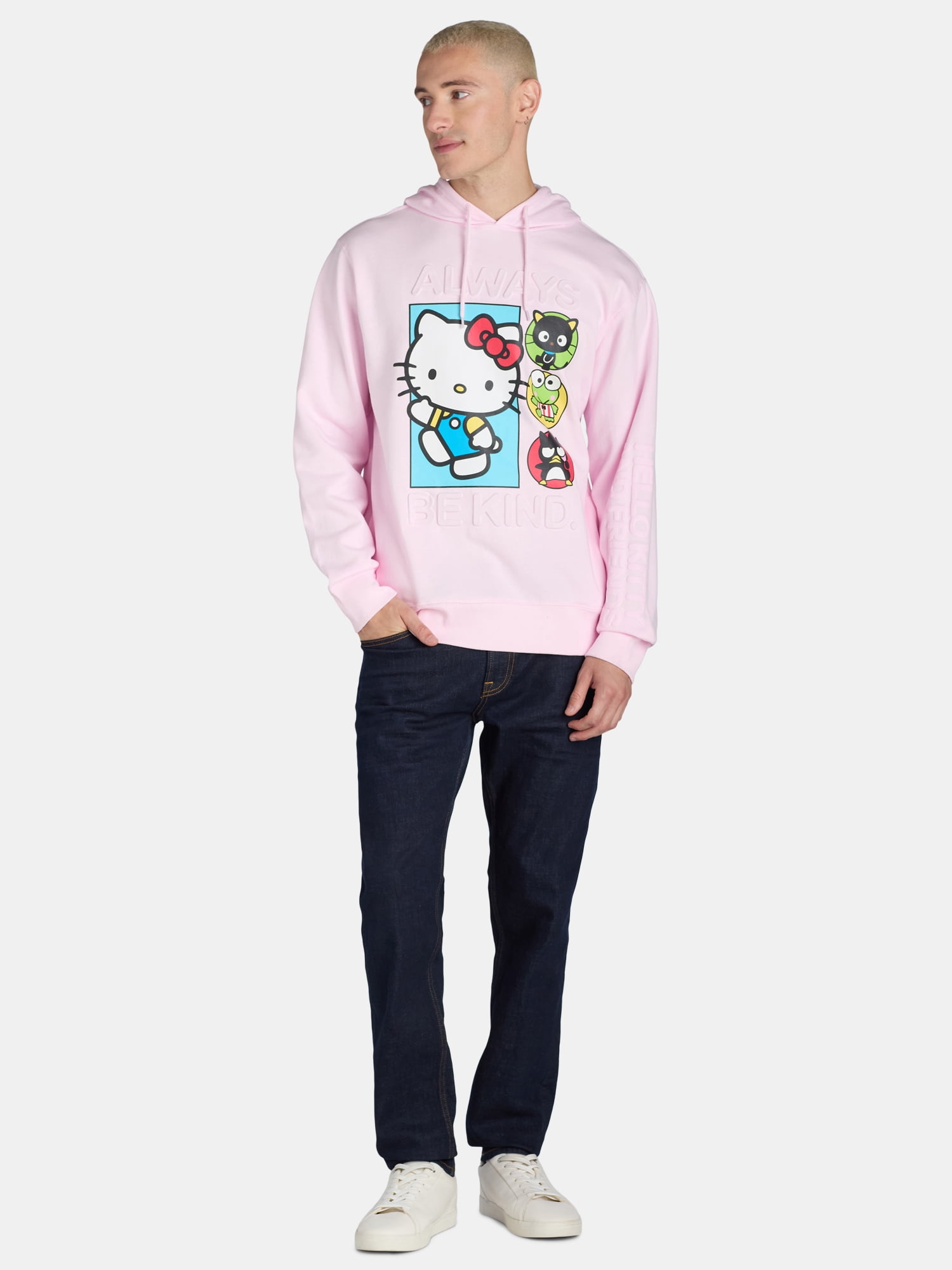 Hello Kitty Men's & Big Men's Graphic Hoodie Sweatshirt, Sizes XS-3XL