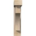 thumbnail image 2 of Ekena Millwork 5 1/2"W x 26"D x 26"H Westlake Block Smooth Bracket w/ Offset Brace, Douglas Fir, 2 of 25