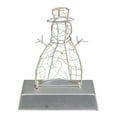 thumbnail image 5 of Northlight LED Lighted Wire Snowman Christmas Stocking Holder - 6.75" - Silver, 5 of 5