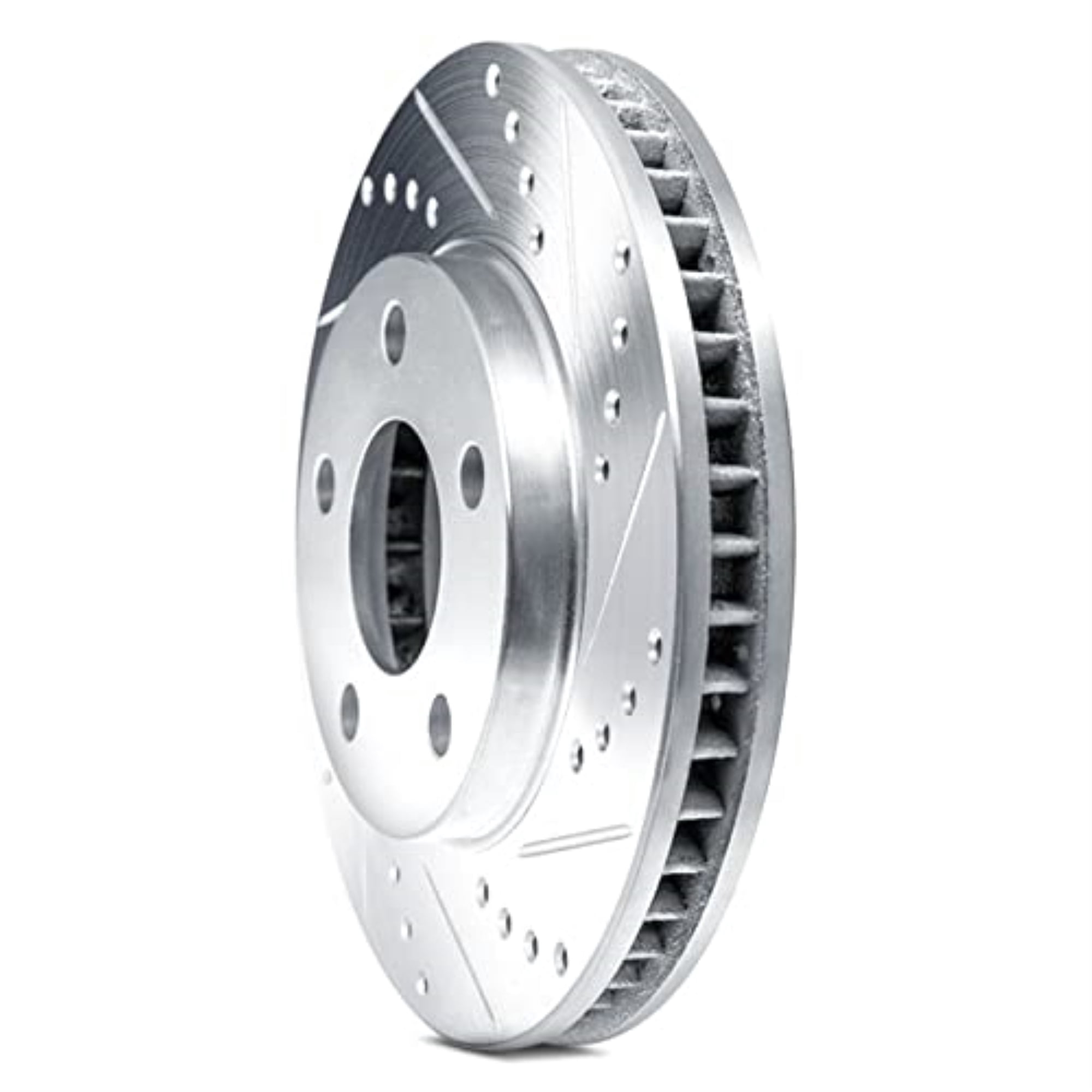 Brake Rotor - Drilled and Slotted - Black 633-54003L