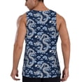 thumbnail image 3 of Easygdp Dragons Men's Tank Top, Sleeveless Muscle T Shirts, Breathable, Quick-Dry, Loose for Gym, Running, Fitness - XX-Large, 3 of 9