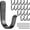 Black-CC4, variant on 20 Pack Extra Large Towel Hooks – Heavy Duty Black Robe Hooks for Bathroom Outdoor, Solid Iron Rustproof Screw-in Wall Mount for Coats Towels