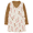 Gold/Beige, variant on Carter's Child of Mine Toddler Girl Thanksgiving Dress, Sizes 12M-5T
