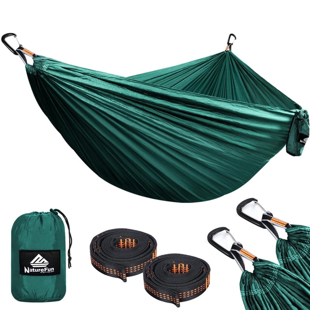 Hamaca NATUREFUN Ultra Ligera para Camping y Viaje con Capacidad de 300 kg