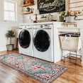thumbnail image 6 of Wonnitar 2'x6' Boho Tribal Runner Rug,Vintage Kitchen Runner Rug, Soft Non Slip Washable Laundry Room Mat Indoor Throw Hallway Floor Carpet Runner for Bathroom Entryway Bedroom, 6 of 7