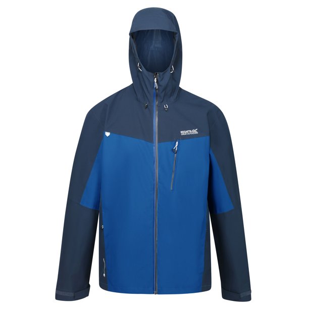 Regatta - Chaqueta con Capucha Birchdale para Hombre (Azul Náutico, Denim Oscuro) Regatta UTRG3474_nauticalbluedarkdenim