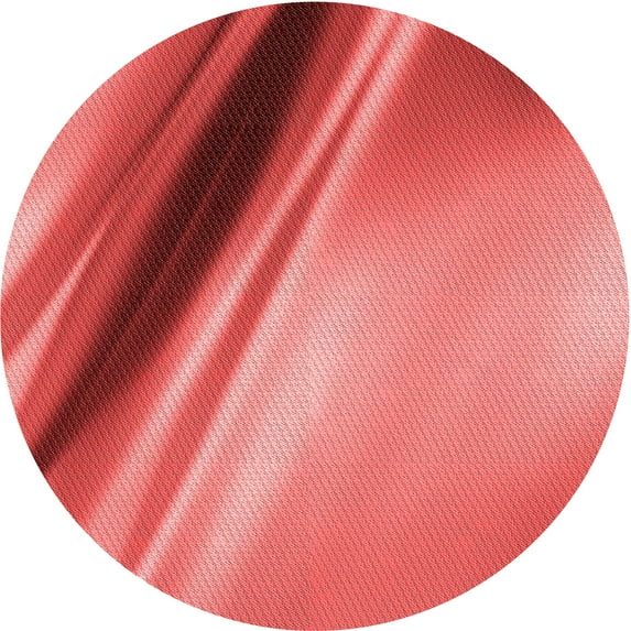 Ahgly Company Machine Washable Indoor Round Transitional Red Area Rugs, 7' Round