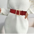 thumbnail image 7 of JASGOOD Women Wide Leather Belt for Jeans Dress Ladies Waist Belt with Gold Buckle, 7 of 7