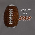 thumbnail image 3 of Wild Bobby, Football Fingerprint It's In My DNA, Sports, Women Slim Fit Junior Tee, Dark Grey, X-Large, 3 of 5