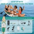 thumbnail image 5 of Inflatable Stand Up Paddle Board 11.5' Upright Paddle Board with Adjustable Aluminum Paddle, 33" Wide Stable Deck, Non-Slip Surface, for Adults & Youth, 5 of 11