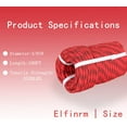 thumbnail image 3 of netuera 3/8" X 100' Braided Polyester Rope Strong Pulling Rope for Climbing Sailing, 3 of 7