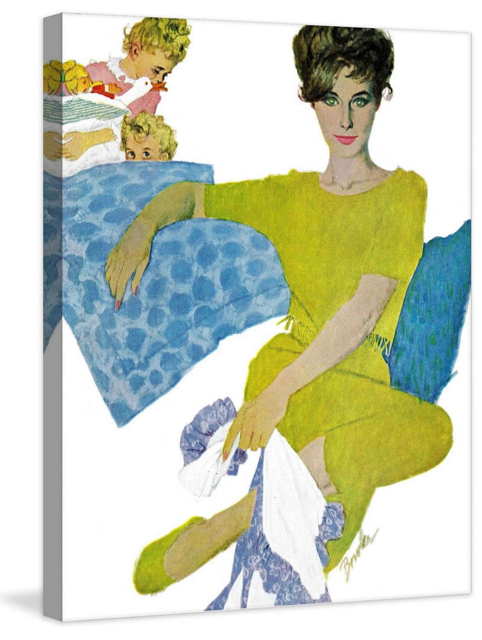 Marmont Hill "The Girl Who Pretended" by Joseph Bowler Painting Print on Canvas