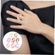 thumbnail image 5 of unbranded 8Ud Anillo Decorativo Para Mujer Con Estilo De Multicolor En Material Resina, 5 of 8