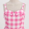 thumbnail image 6 of XIAOCHA Polka Dot Dress for Women A Line Belted Spaghetti Strap Retro Dress Soft Vintage Party Dresses, 6 of 8