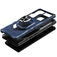 thumbnail image 6 of Kaleidio Case For iPhone 14 (6.1") [Robotic Hybrid] Rugged Shockproof [Ring Stand] Magnetic Armor Impact Cover [Blue/Black], 6 of 6
